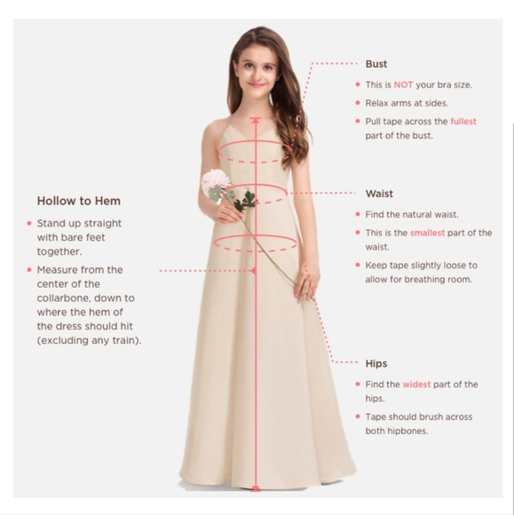 JJS HOUSE | a-line empire ankle length chiffon & satin junior bridesmaid dress - Picture 11 of 13